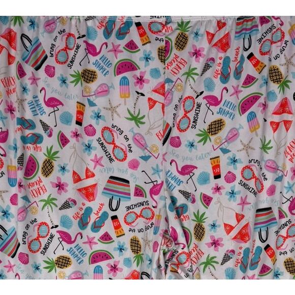 Secret Treasures Summer Print Plus Size 3X Pajama Pants 22W - 24W - Picture 6 of 9